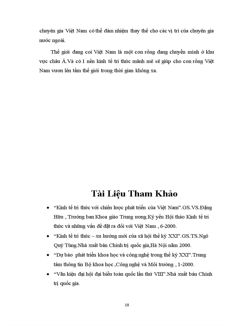 image for page Xây dựng nền kinh tế tri thức ở VN trong quá trình CNH hiện nay