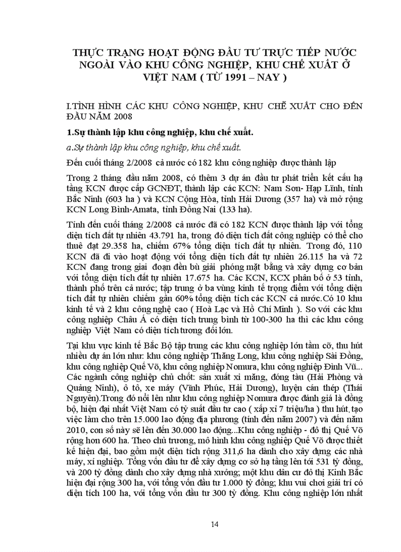 image for page Thực trạng và giải pháp đầu tư trực tiếp nước ngoài vào khu công nghiệp khu chế xuất
