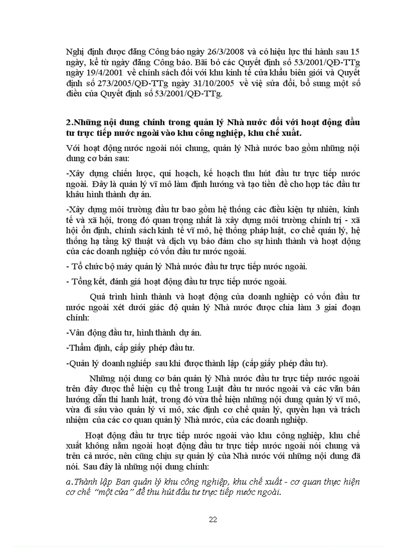 image for page Thực trạng và giải pháp đầu tư trực tiếp nước ngoài vào khu công nghiệp khu chế xuất