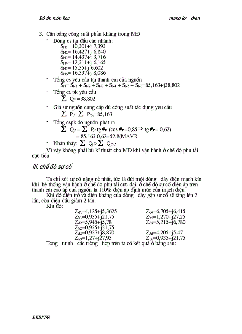image for page Đồ án môn học Mạng Lưới Điện