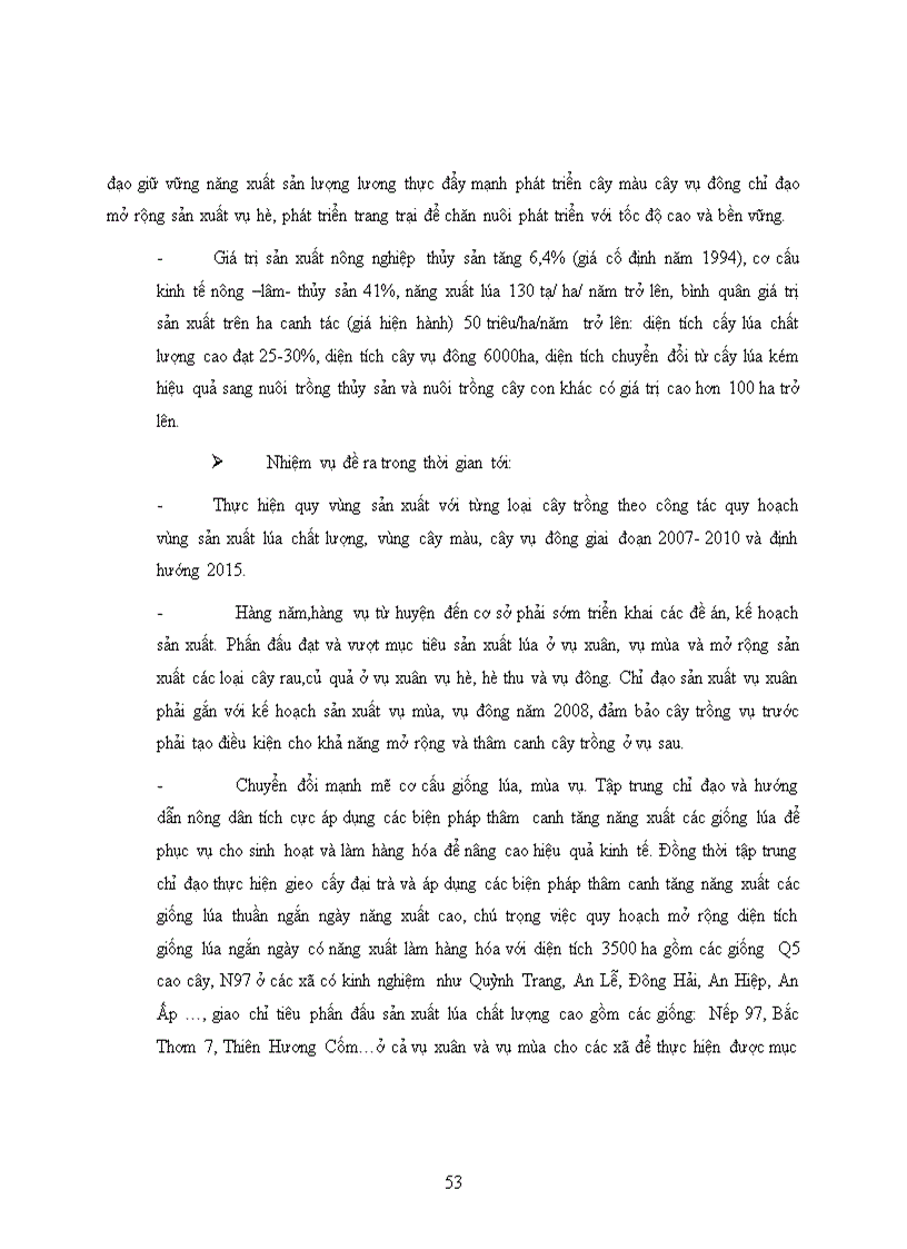 image for page Thực trạng và 1 số giải pháp nâng cao hiệu quả sản xuất lúa ở huyện Quỳnh Phụ tỉnh Thái Bình