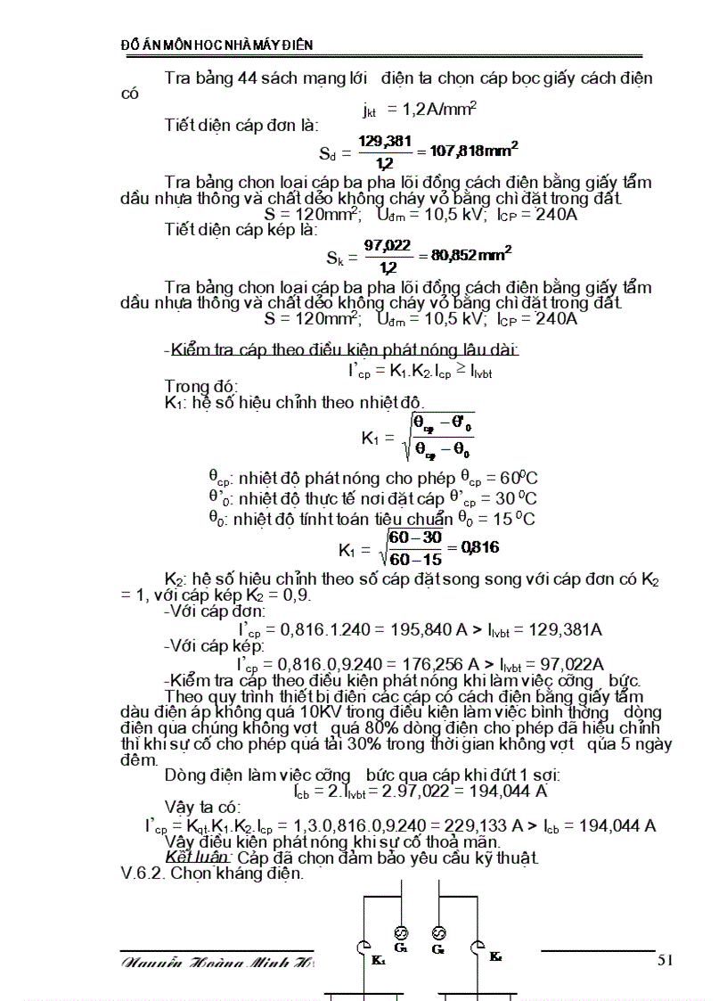 image for page Thiết kế phần điện nhà máy nhiệt điện và tính toán chế độ vận hành tối ưu của nhà máy điện