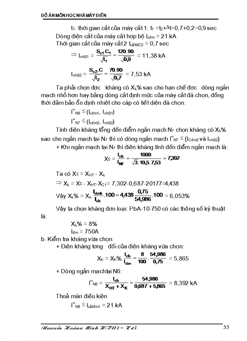 image for page Thiết kế phần điện nhà máy nhiệt điện và tính toán chế độ vận hành tối ưu của nhà máy điện