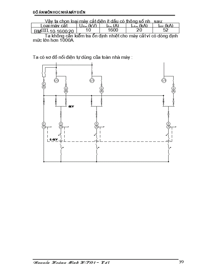 image for page Thiết kế phần điện nhà máy nhiệt điện và tính toán chế độ vận hành tối ưu của nhà máy điện