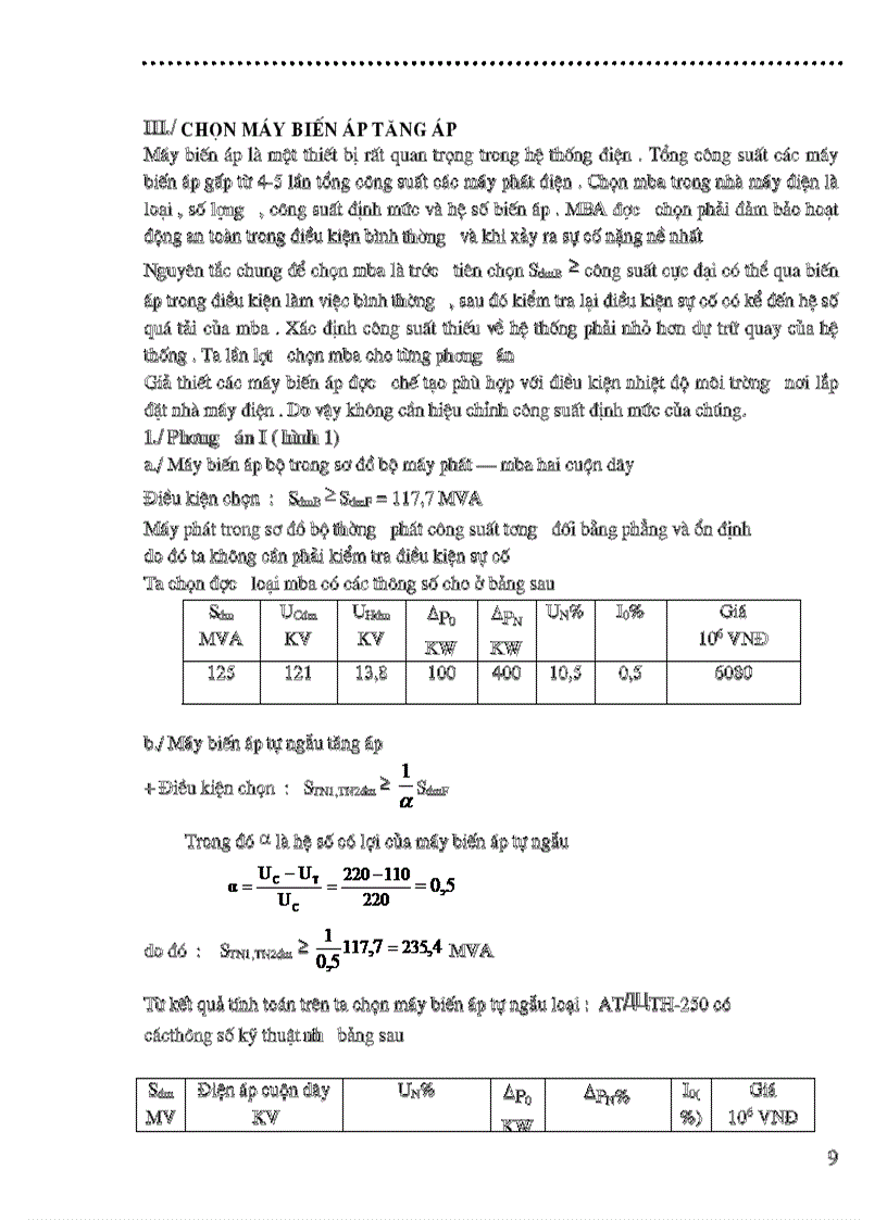 image for page Thiết kế phần điện của nhà máy nhiệt điện công suất 200 MW
