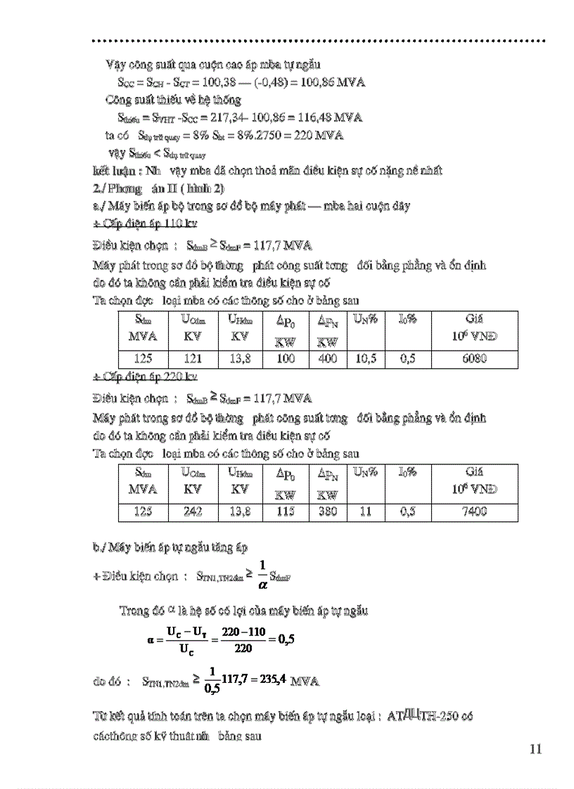 image for page Thiết kế phần điện của nhà máy nhiệt điện công suất 200 MW