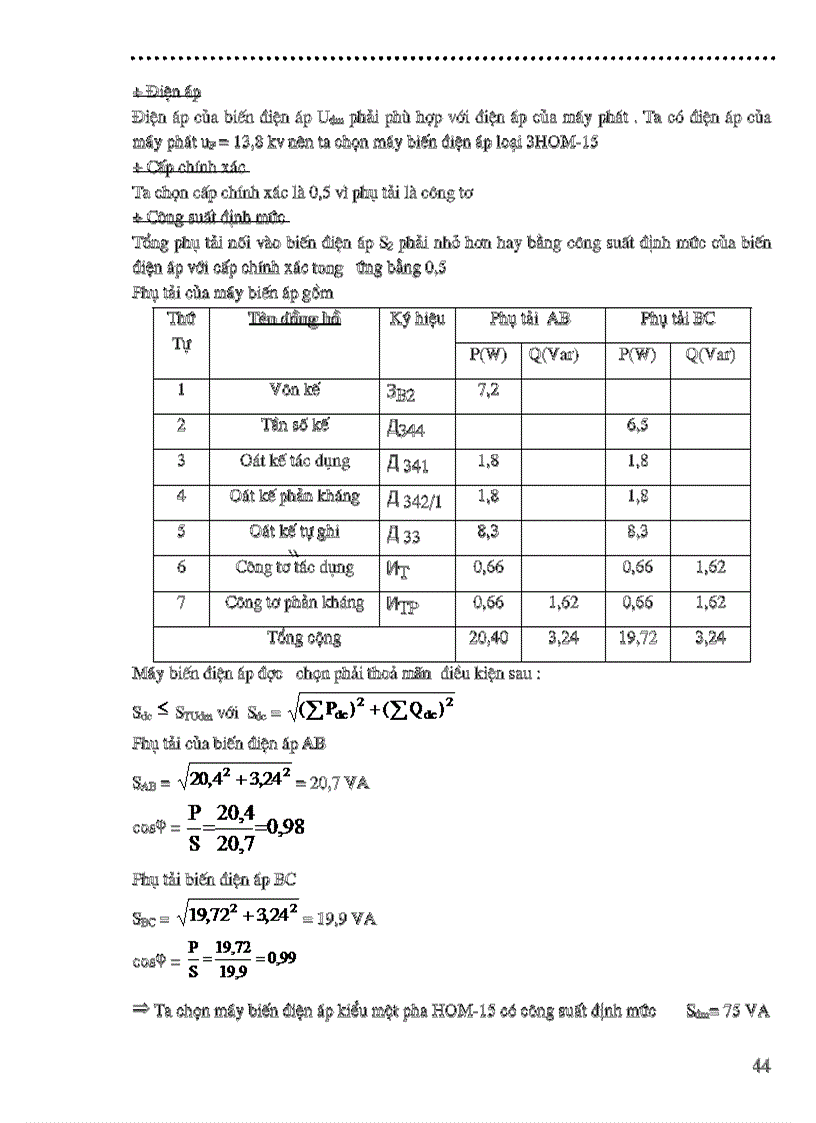 image for page Thiết kế phần điện của nhà máy nhiệt điện công suất 200 MW
