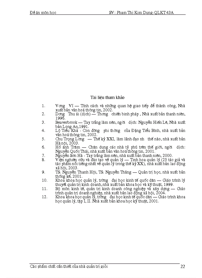 image for page Các phẩm chất cần thiết của nhà quản trị giỏi