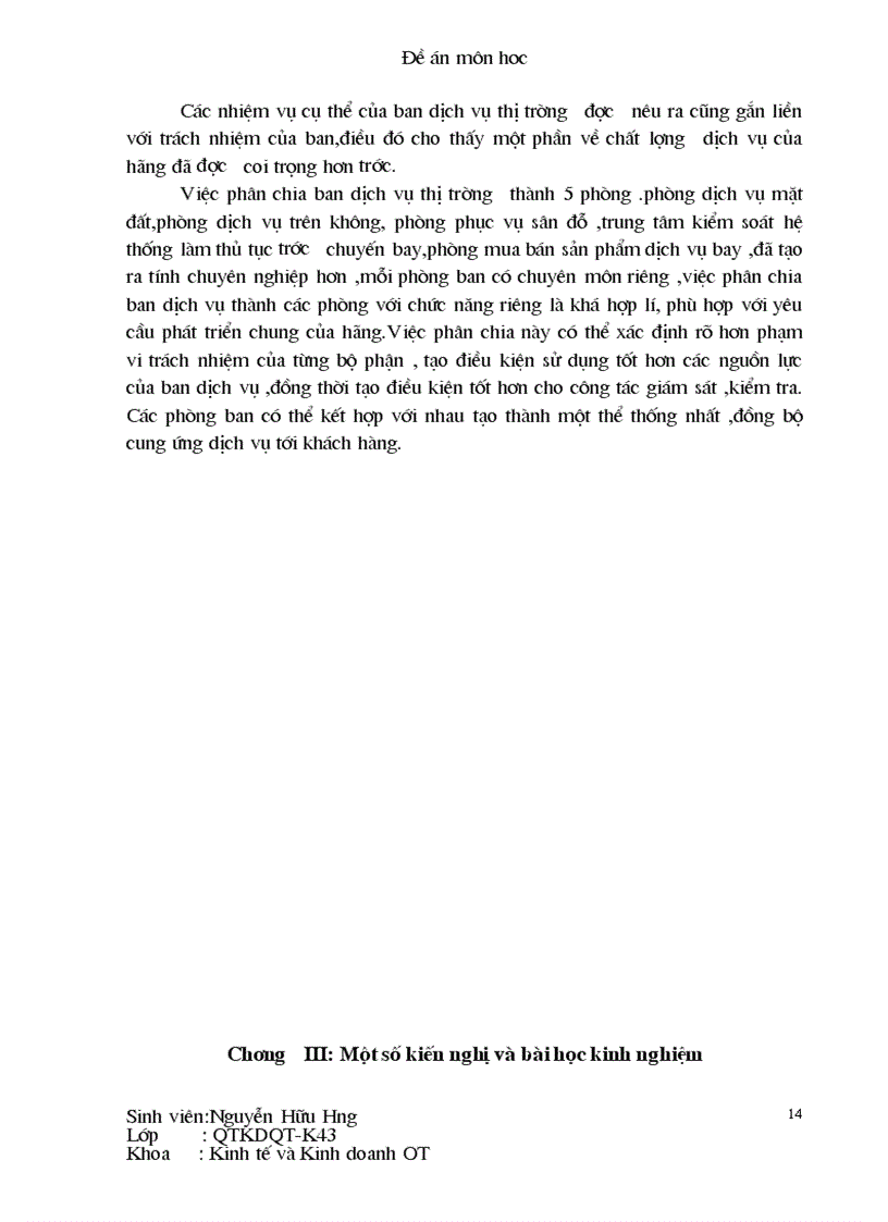 image for page Chiến lược kinh doanh của Việt Nam airlines