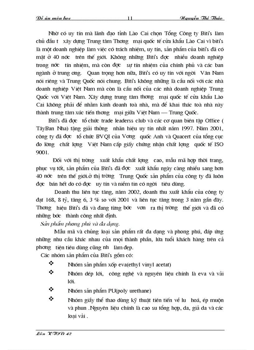 image for page Chiến lược thâm nhập thị trường Trung Quốc của công ty biti s