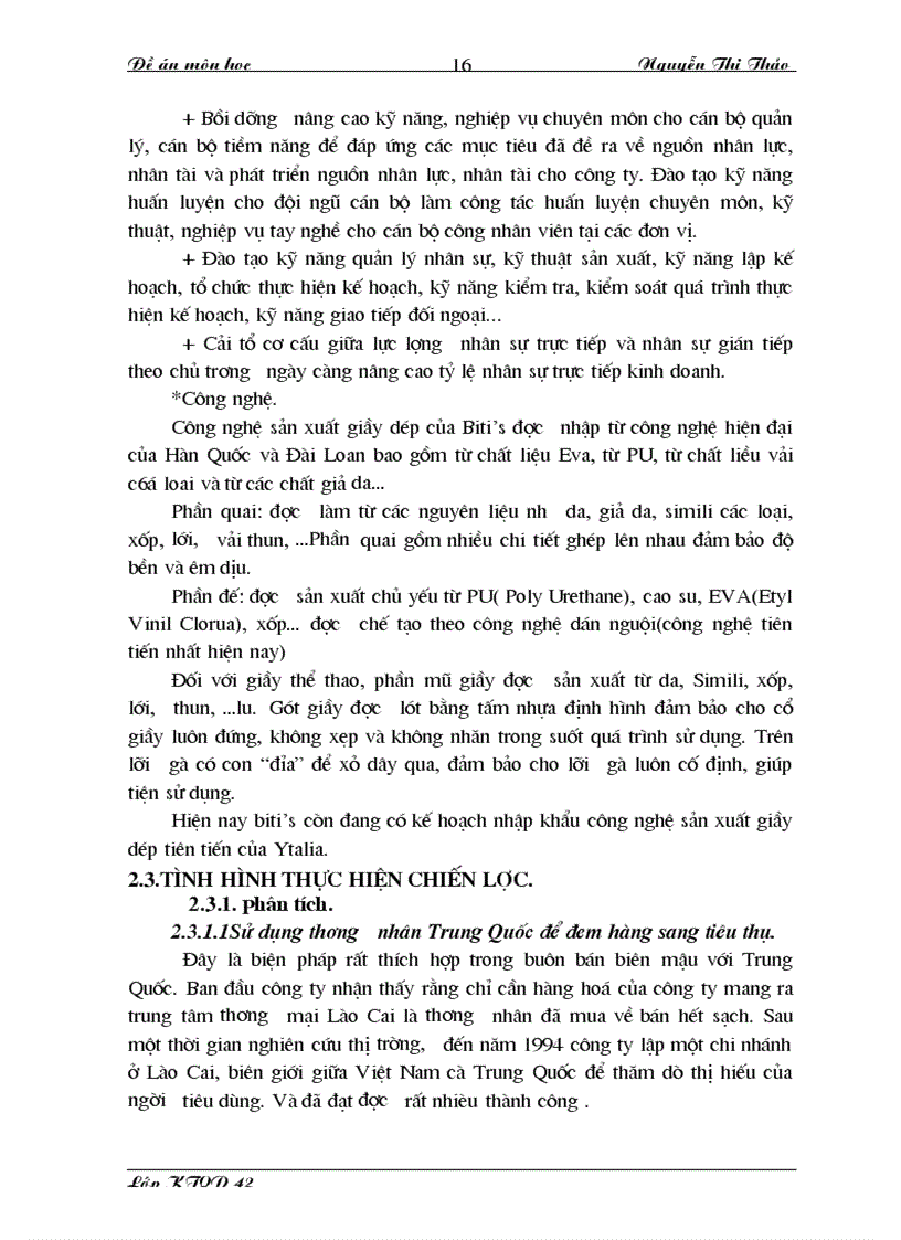 image for page Chiến lược thâm nhập thị trường Trung Quốc của công ty biti s