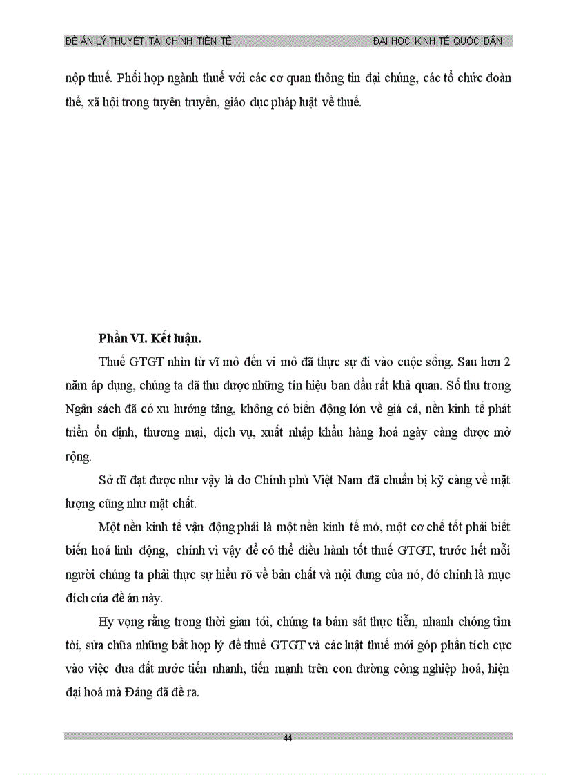 image for page Đề án THUẾ GIÁ TRỊ GIA TĂNG