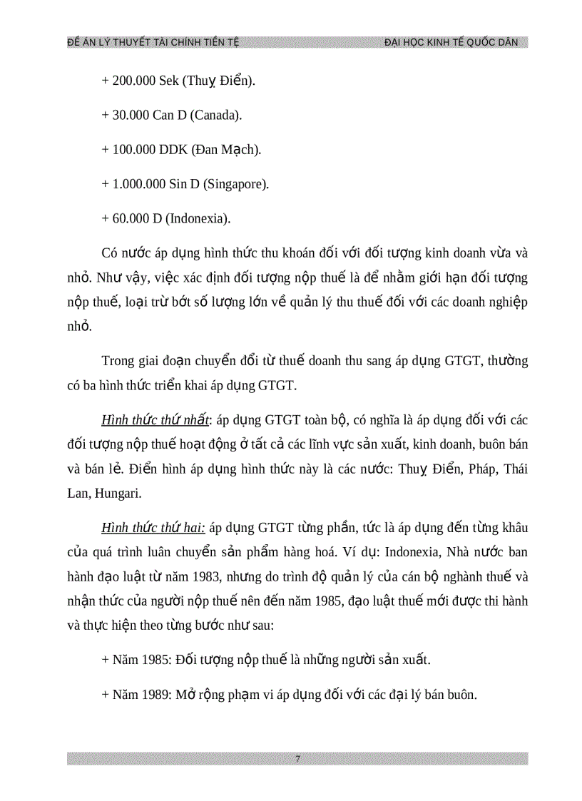 image for page Đề án THUẾ GIÁ TRỊ GIA TĂNG