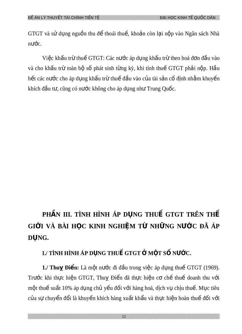image for page Đề án THUẾ GIÁ TRỊ GIA TĂNG
