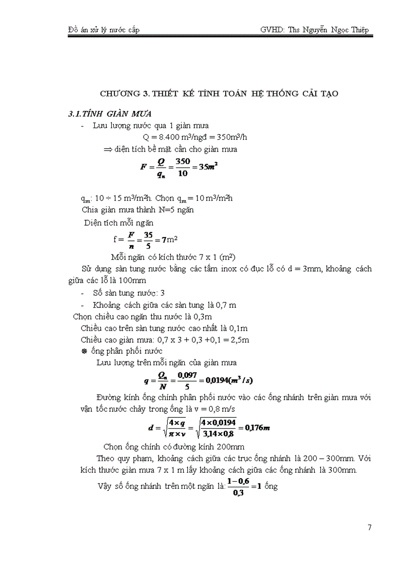 image for page Thiết kế trạm xử lý nước ngầm công suất 8400 m3 NG Đ