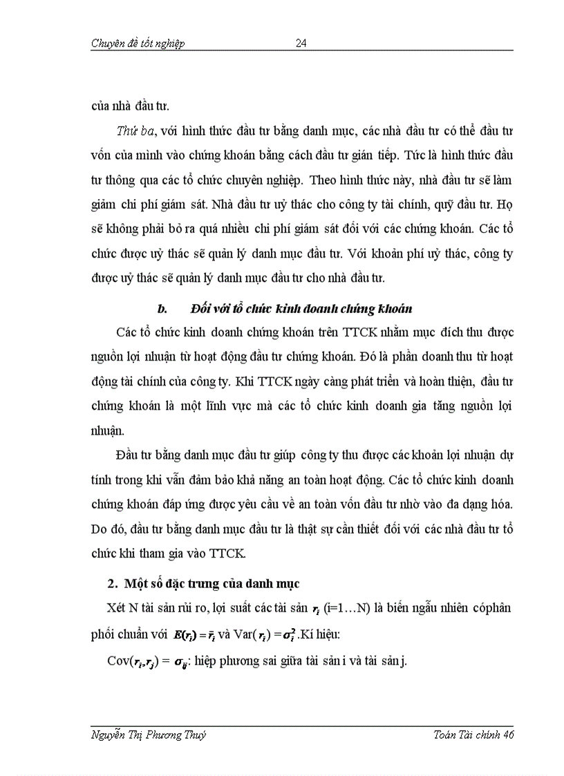 image for page Ứng dụng định giá cổ phiếu nhờ mô hình SIM và APT vào xây dựng danh mục đầu tư và áp dụng tại BSC