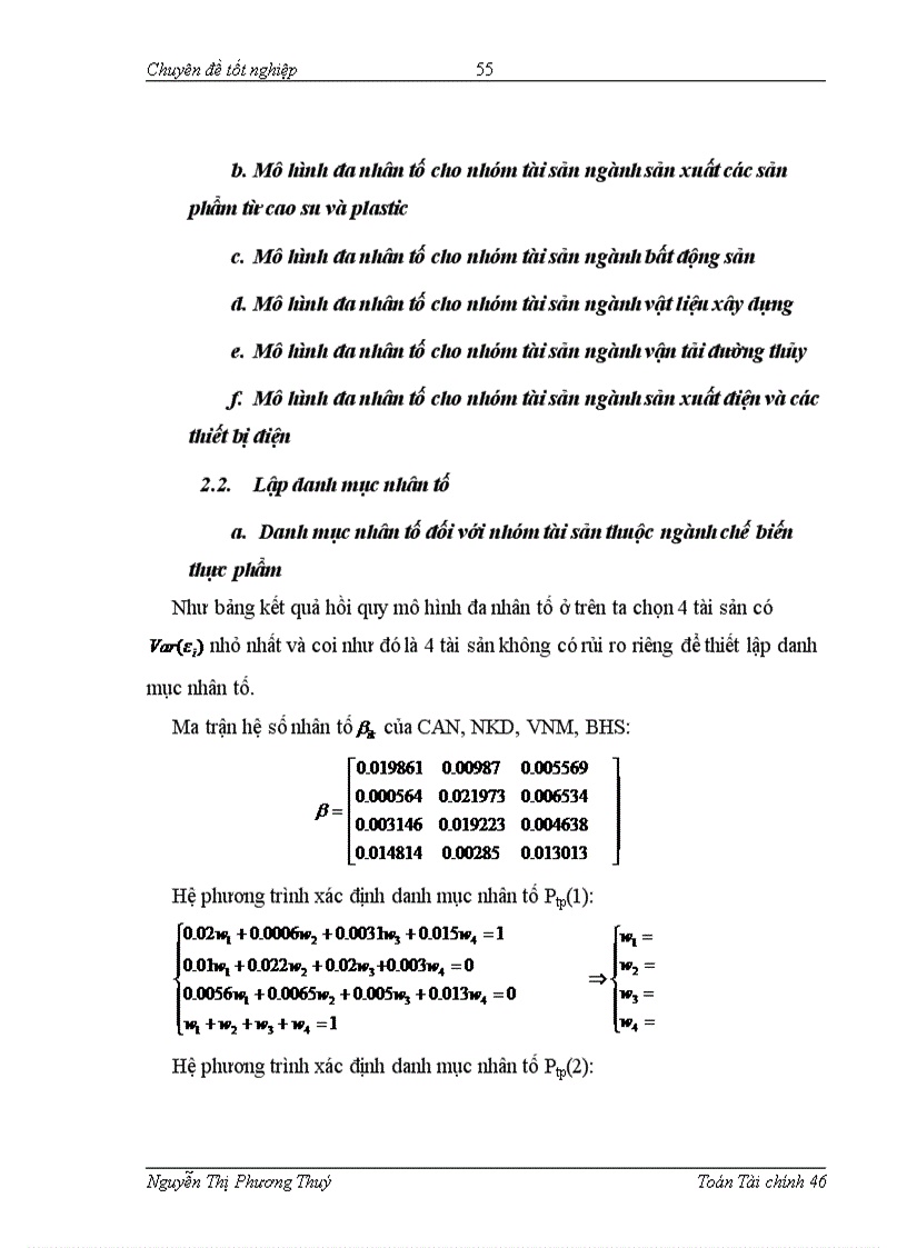 image for page Ứng dụng định giá cổ phiếu nhờ mô hình SIM và APT vào xây dựng danh mục đầu tư và áp dụng tại BSC