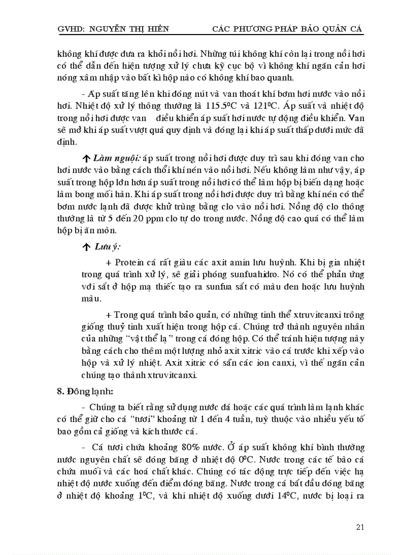 image for page Các Phuơng pháp bảo quản cá