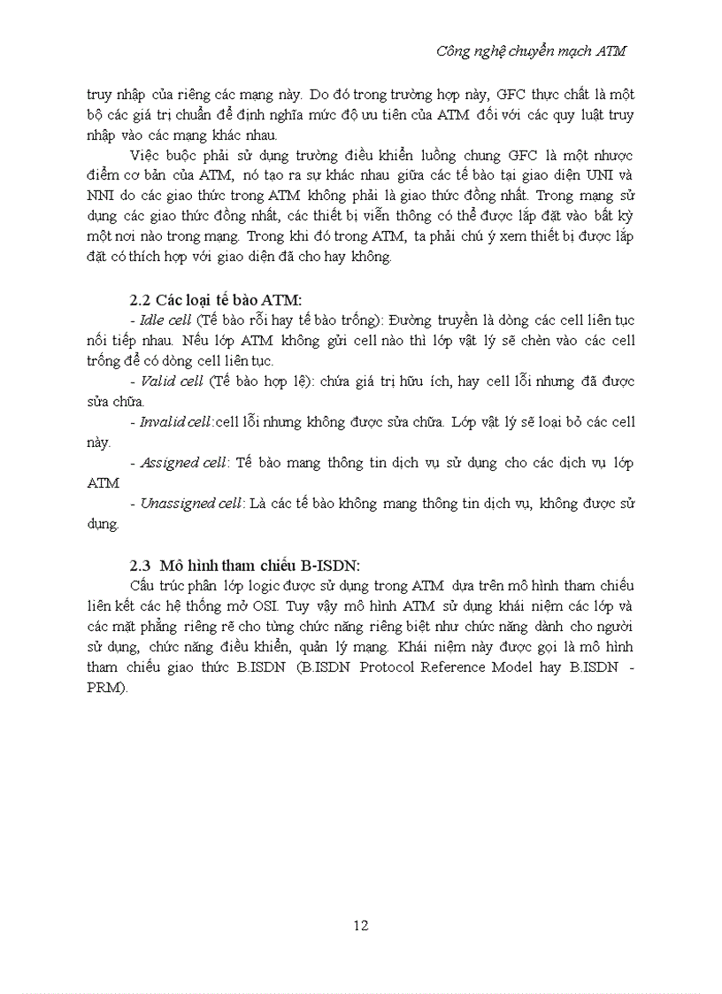 image for page Chuyển mạch ATM