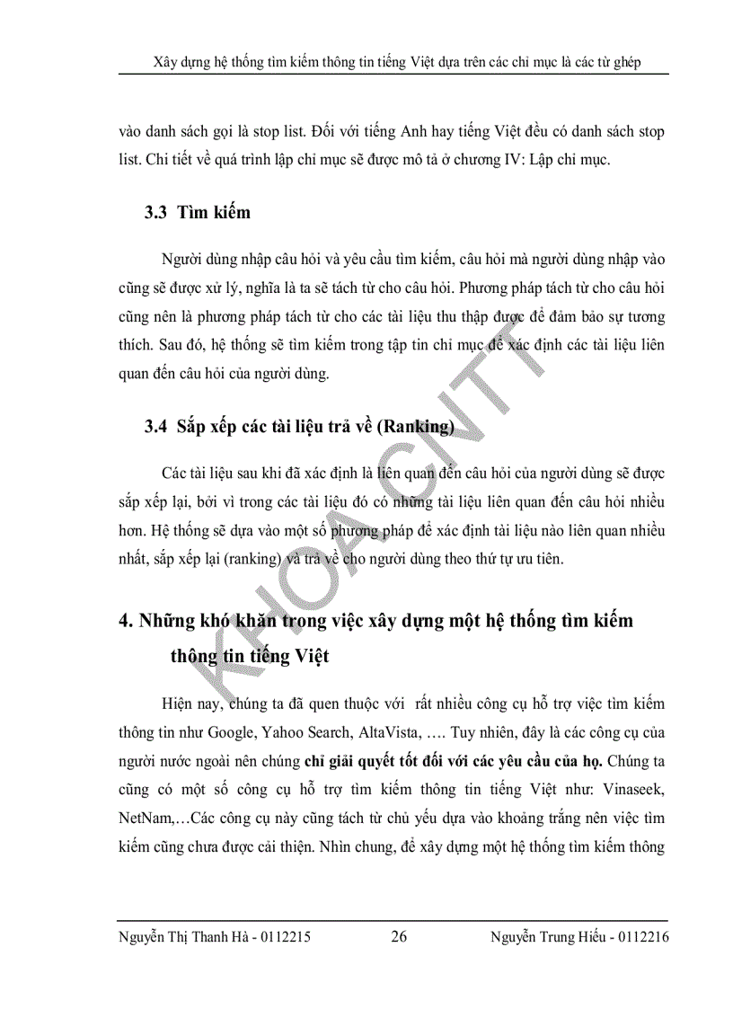 image for page Xây dựng hệ thống thông tin tiếng Việt dựa trên các chỉ mục có cấu trúc