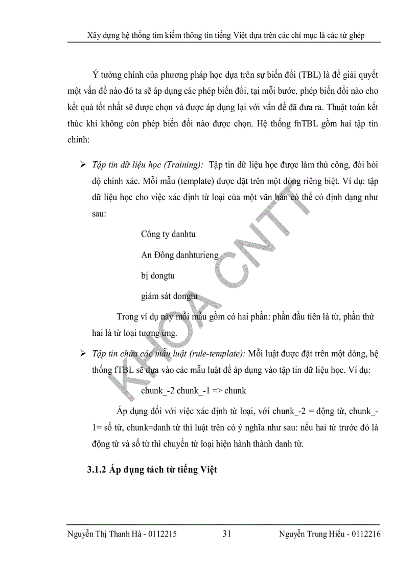 image for page Xây dựng hệ thống thông tin tiếng Việt dựa trên các chỉ mục có cấu trúc