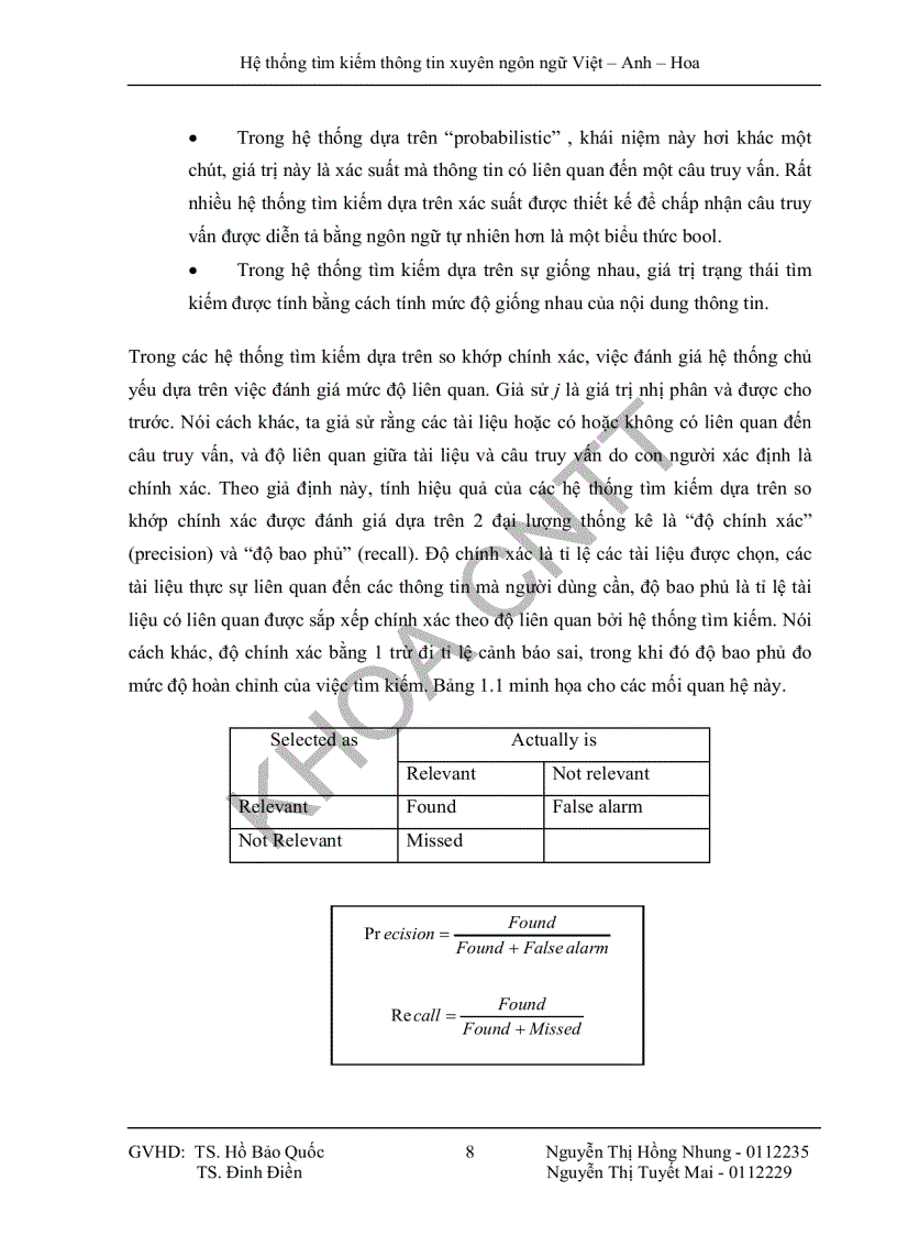 image for page Hệ thống tìm kiếm thông tin xuyên ngôn ngữ Việt Anh Hoa