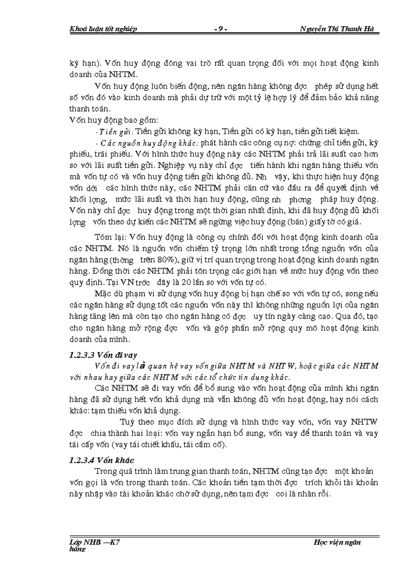 image for page Giải pháp tăng cường nguồn vốn huy động tại NHNo PTNT chi nhánh Bắc Hà Nội