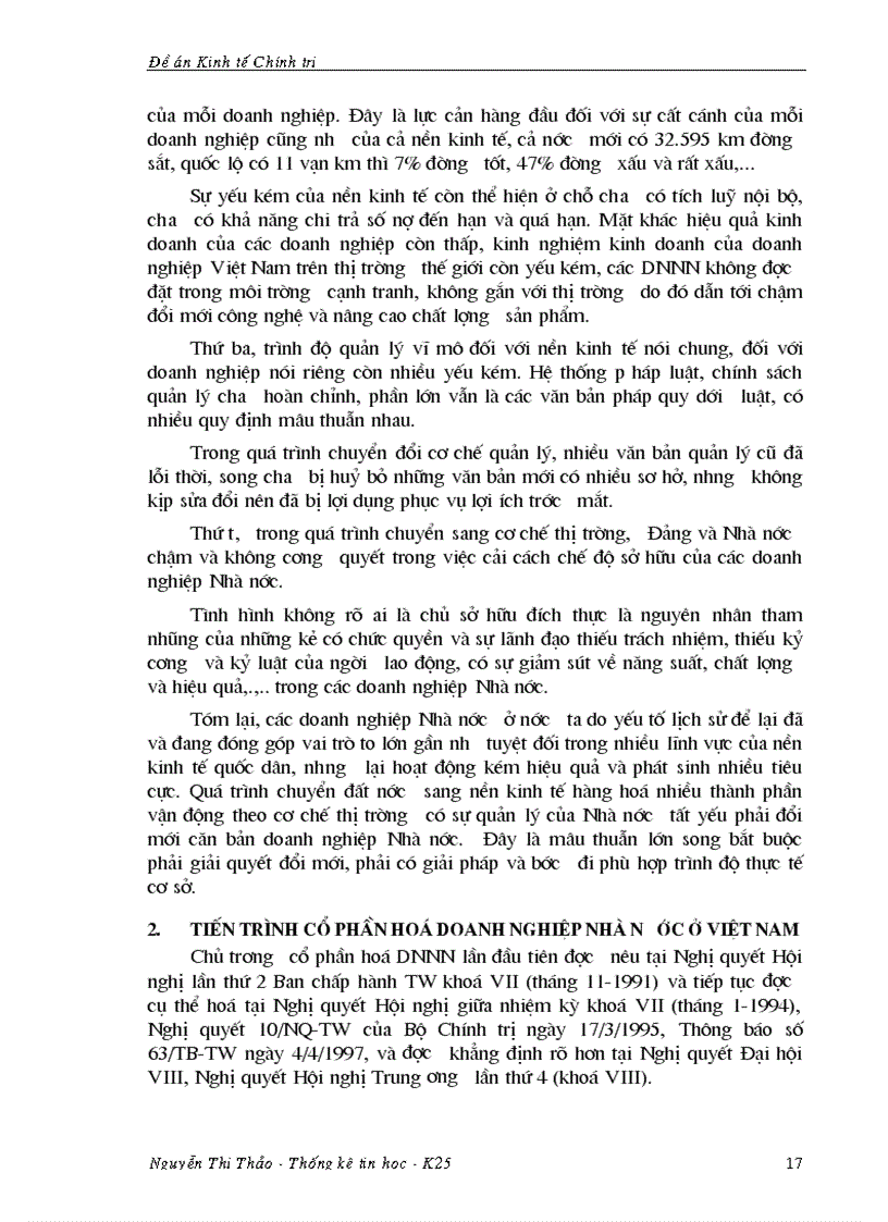 image for page Cổ phần hoá doanh nghiệp Nhà nước lý luận và thực tiễn ở Việt Nam