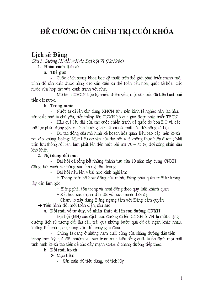 image for page De cuong on chinh tri cuoi khoa