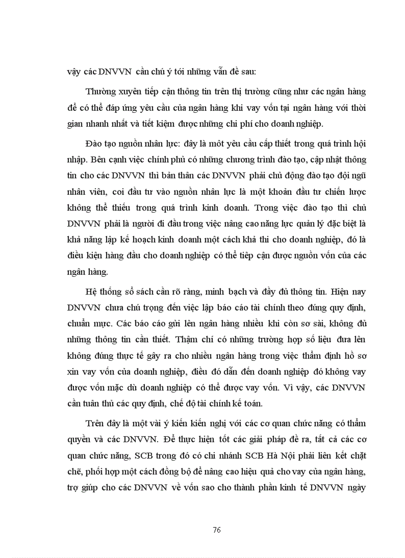 image for page Nâng cao hiệu quả cho vay đối với DNVVN tại Ngân hàng TMCP Sài gòn chi nhánh Hà nội