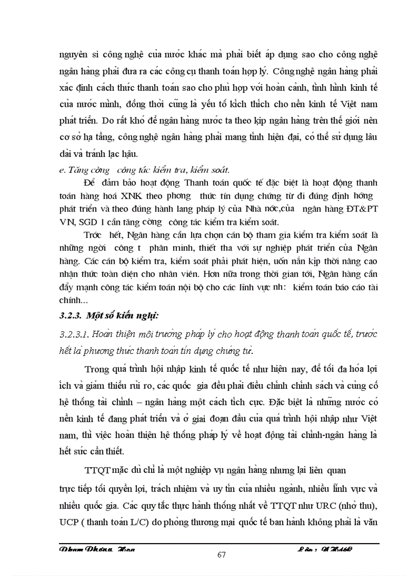 image for page Giải pha p nhă m ha n chê ru i ro trong thanh toa n ti n du ng chư ng tư ta i SGD1 NH Đâ u tư va Pha t triê n Viê t Nam