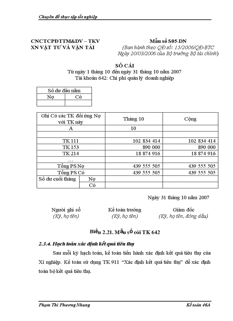 image for page Hoàn thiện kế toán tiêu thụ và xác định kết quả tiêu thụ hàng hóa tại Chi nhánh Công ty đầu tư thương mại và dịch vụ TKV Xí nghiệp vật tư và vận tải