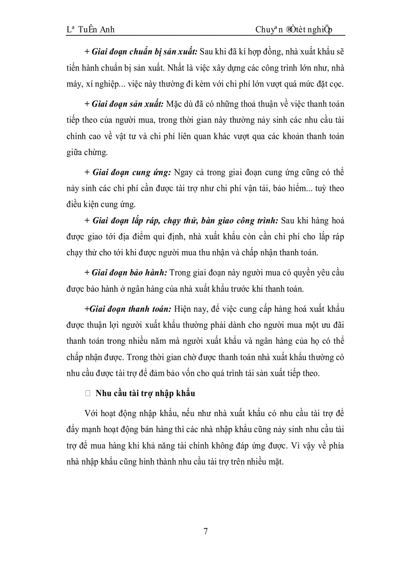 image for page Chuyên Đề Một Số Vấn Đề Cơ Bản Về Tài Trợ Xuất Nhập Khẩu Của Ngân Hàng Thương Mại