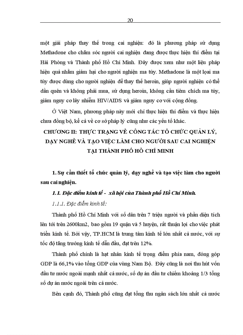 image for page 1số công tác để thực hiện tổ chức quản lý dạy nghề và tạo việc làm cho người sau cai nghiện tại TPHCM