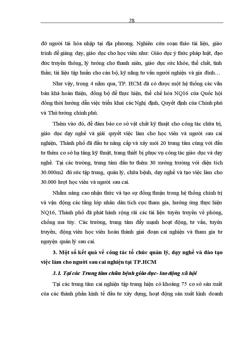 image for page 1số công tác để thực hiện tổ chức quản lý dạy nghề và tạo việc làm cho người sau cai nghiện tại TPHCM