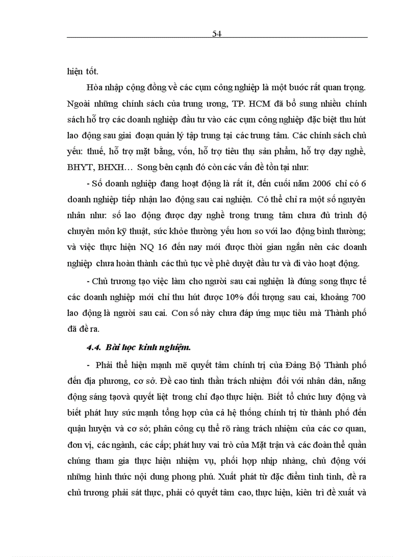 image for page 1số công tác để thực hiện tổ chức quản lý dạy nghề và tạo việc làm cho người sau cai nghiện tại TPHCM