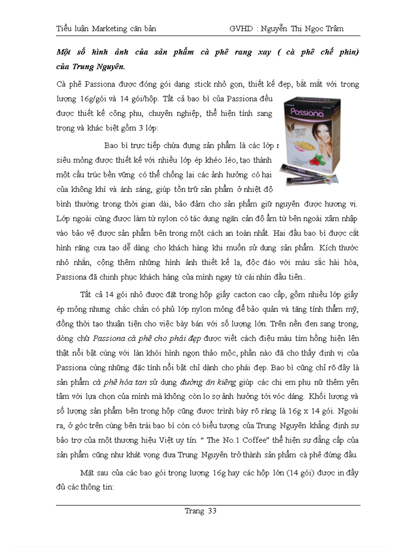 image for page Chiến lược sản phẩm cà phê hòa tan Trung Nguyên