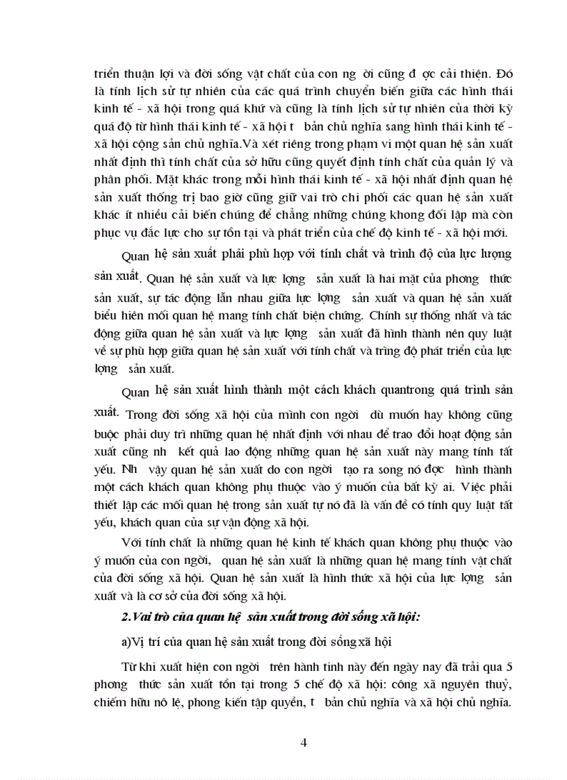 image for page Vai trò của quan hệ sản xuất trong đời sống xã hội và vận dụng trong quá trình cải tạo quan hệ sản xuất ở VN