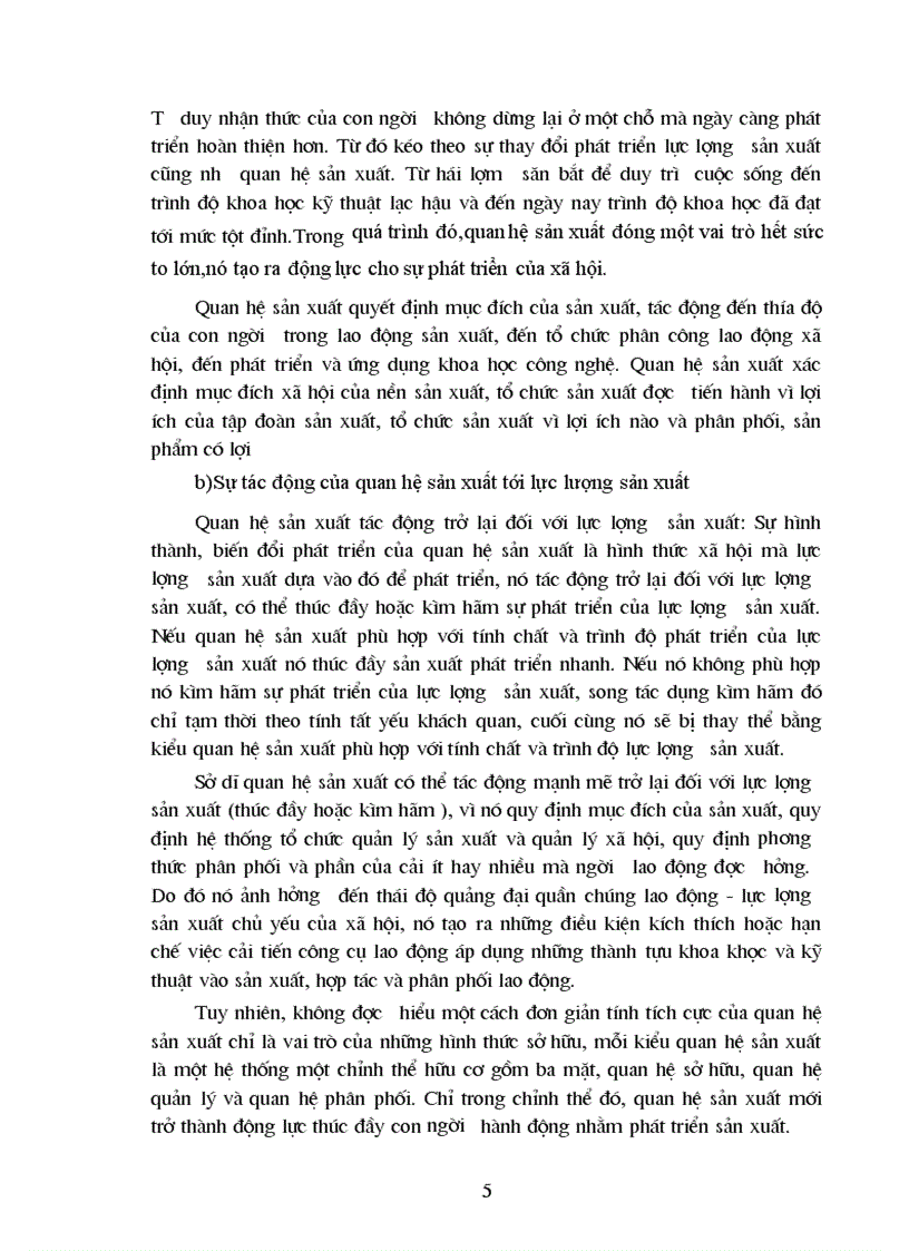 image for page Vai trò của quan hệ sản xuất trong đời sống xã hội và vận dụng trong quá trình cải tạo quan hệ sản xuất ở VN