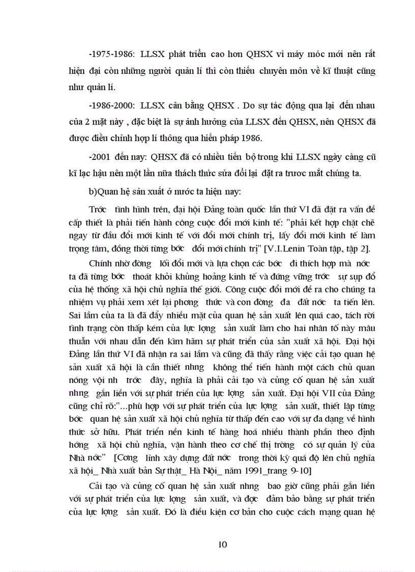 image for page Vai trò của quan hệ sản xuất trong đời sống xã hội và vận dụng trong quá trình cải tạo quan hệ sản xuất ở VN