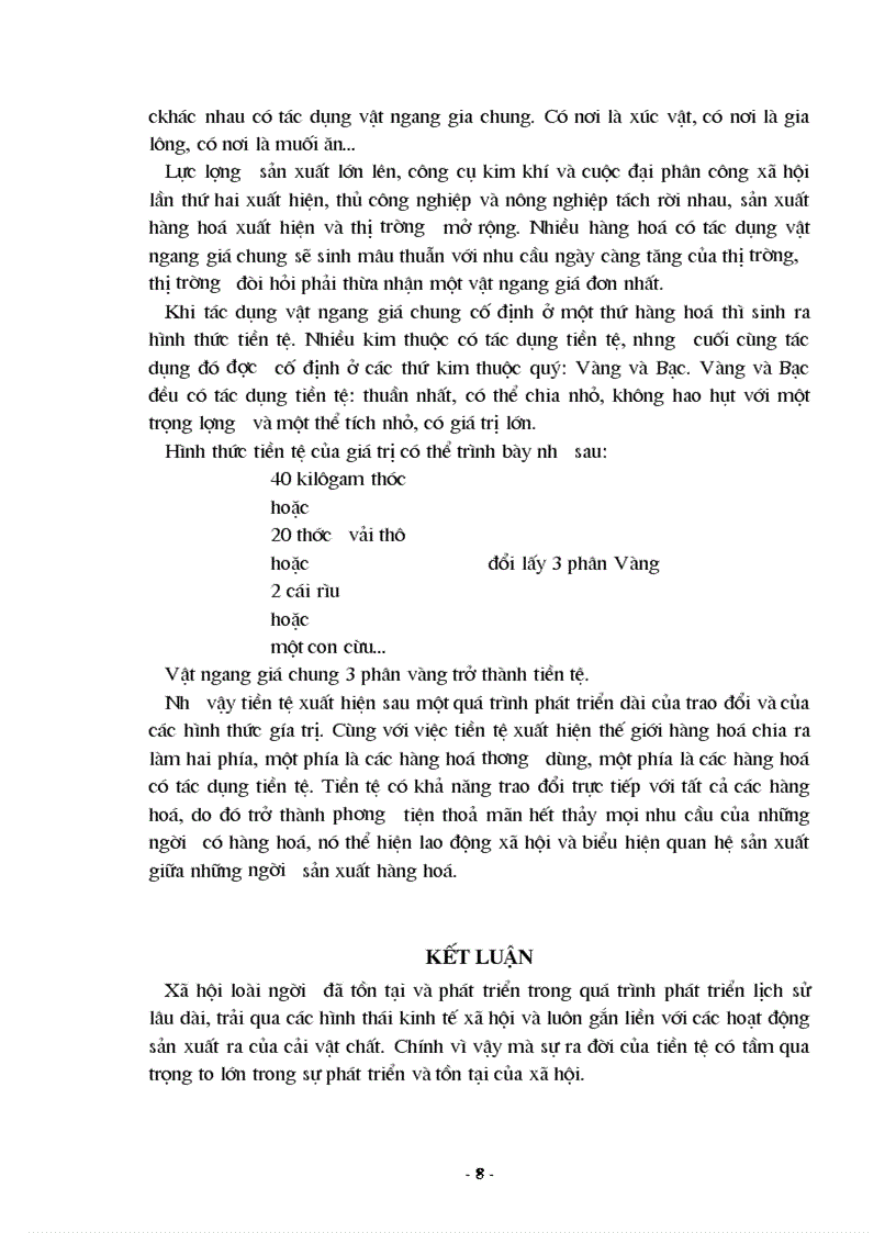 image for page Vận dụng 2 nguyên lý cơ bản của phép biện chứng duy vật trong triết học Mác Lênin để phân tích sự phát triển của tiền tệ