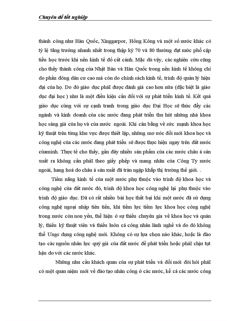 image for page Thực trạng về đào tạo và phát triển nguồn nhân lực của Công ty Techconvina