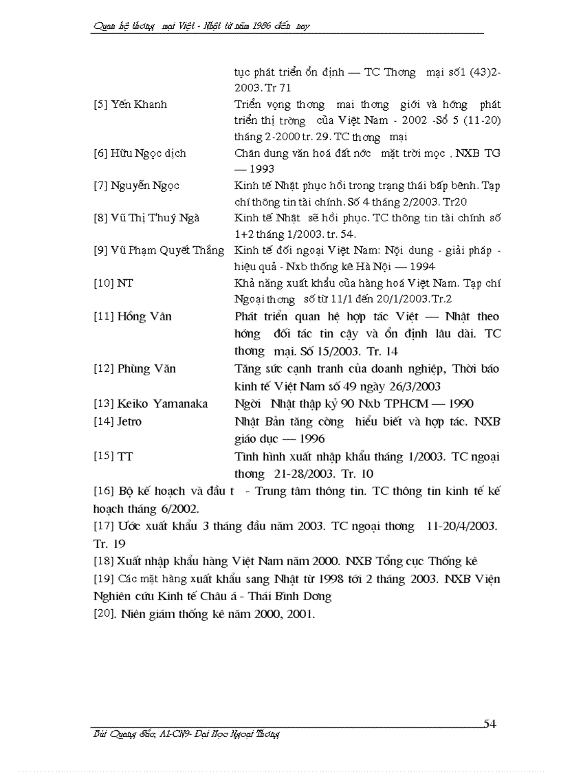 image for page Quan Hệ Thương Mại Việt Nam Nhật Bản giai đoạn từ 1986 đến nay