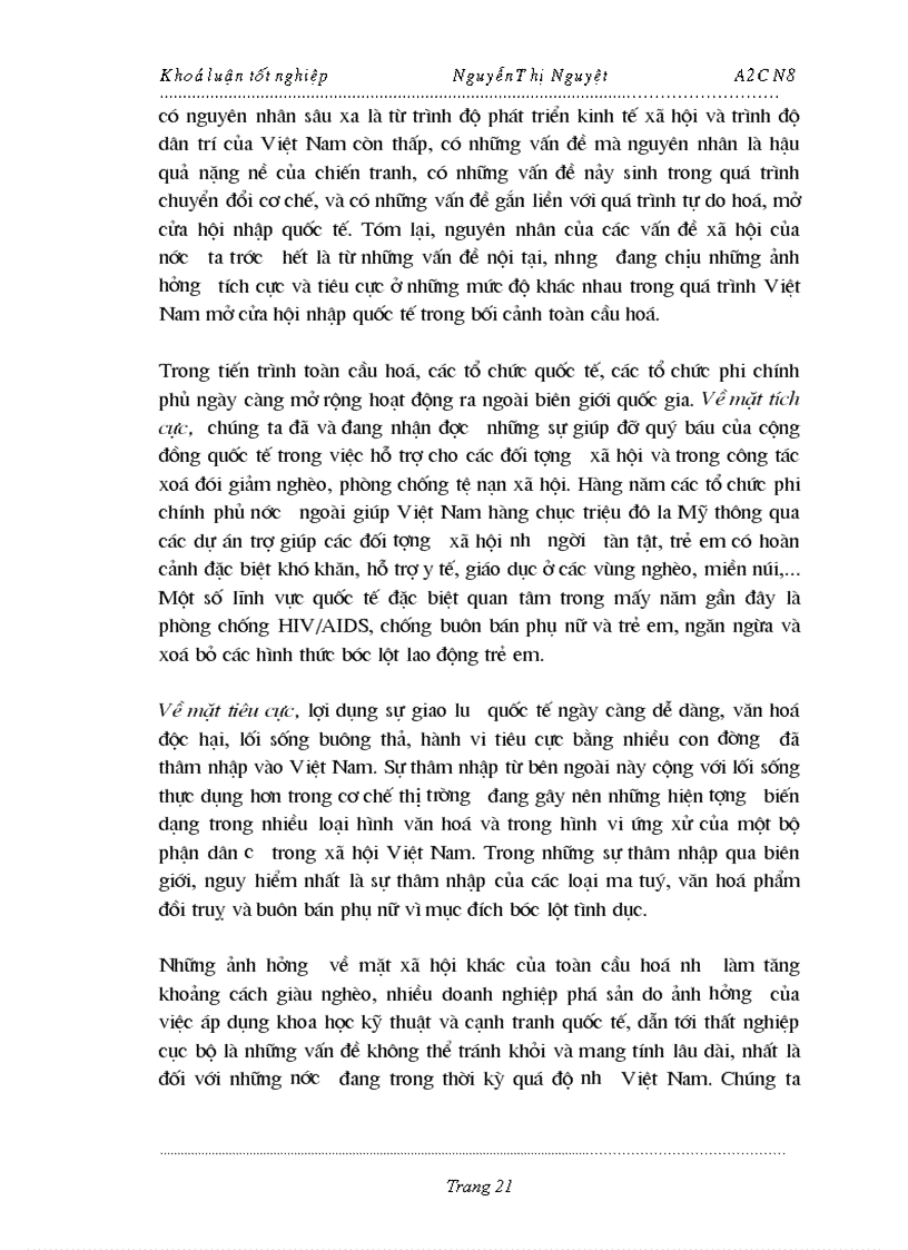 image for page Toàn cầu hoá Cơ hội và thách thức đối với lao động Việt Nam khi thâm nhập thị trường lao động Quốc tế