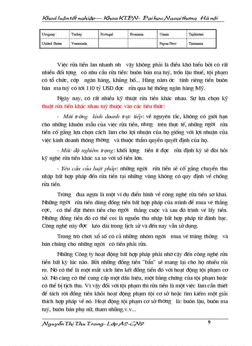 image for page Rửa tiền và chống rửa tiền hiện tượng giải pháp ở các nước trên thế giới và Việt Nam