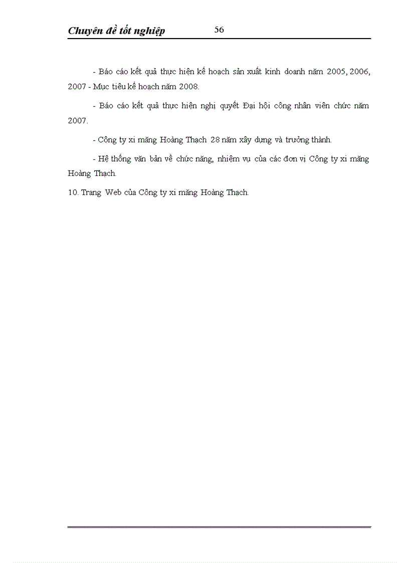 image for page Hoàn thiện cơ cấu tổ chức Công ty xi măng Hoàng Thạch