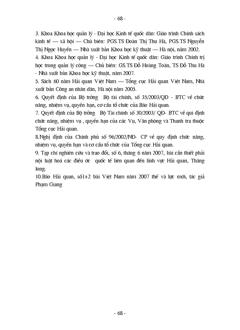 image for page Hoàn thiện cơ cấu tổ chức của Tổng cục Hải quan VN nhằm nâng cao hiệu quả hoạt động trong tiến trình hội nhập