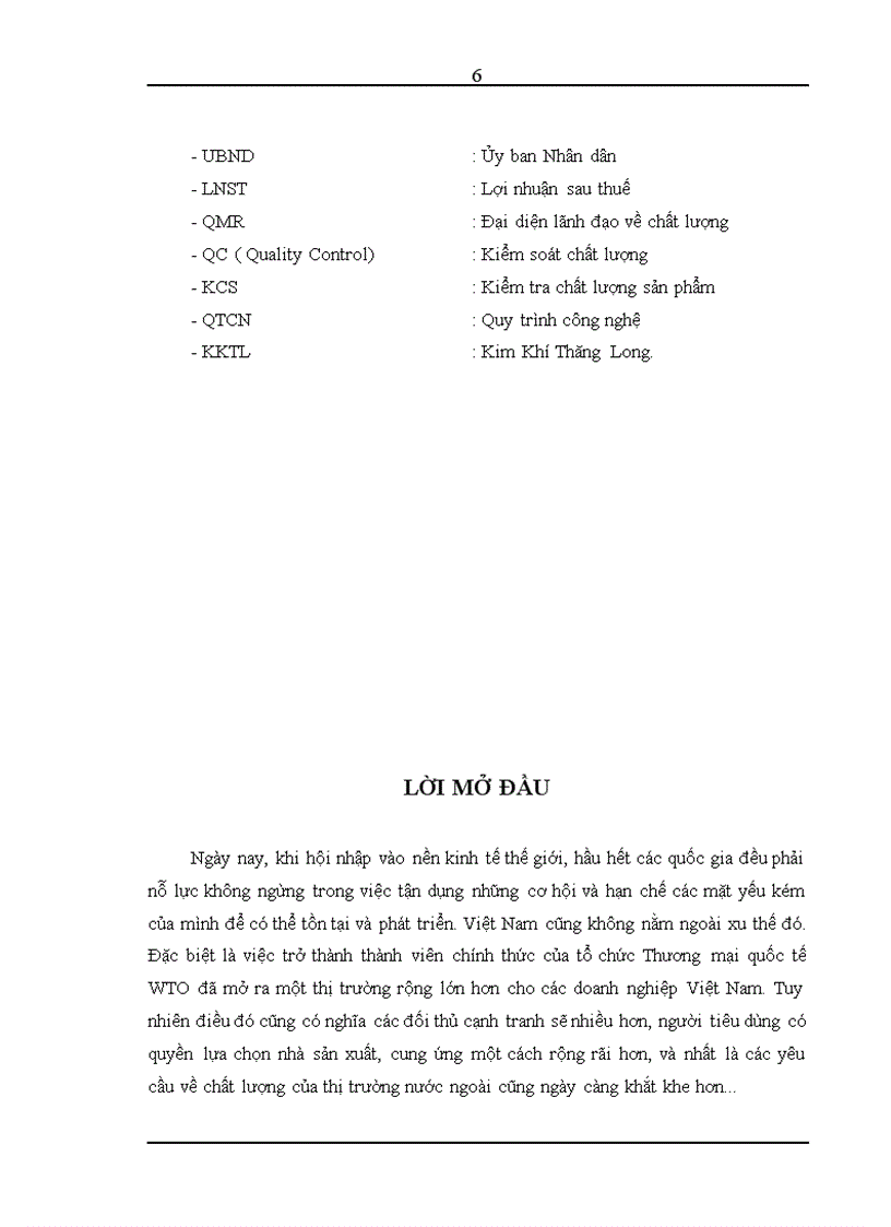 image for page Hoàn thiện quản lý chất lượng theo tiêu chuẩn ISO 9001 2000 tại Công ty TNHH Kim khí Thăng Long đến năm 2010