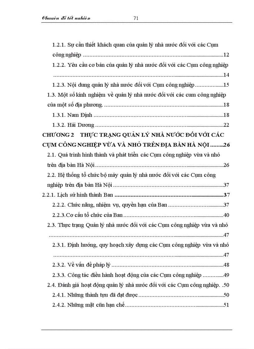 image for page Hoàn thiện quản lý nhà nước đối với các cụm công nghiệp khu công nghiệp vừa và nhỏ trên địa bàn Hà Nội