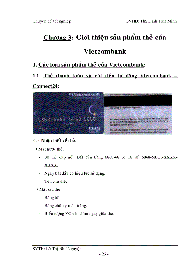 image for page Sản phẩm thẻ đặc trưng của Ngân hàng Ngoại thương Việt Nam